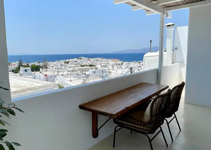 Mykonian Starling - Town N' Sunset View Apartment Mykonos Town