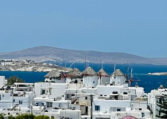 Mykonian Starling - Town N' Sunset View Apartment *