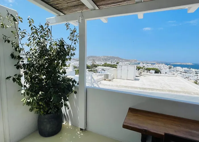 Apartment Mykonian Starling - Town N' Sunset View