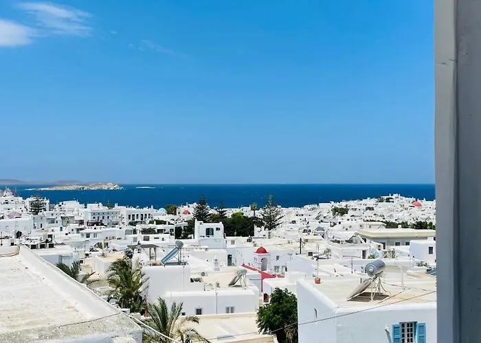 Apartment Mykonian Starling - Town N' Sunset View *