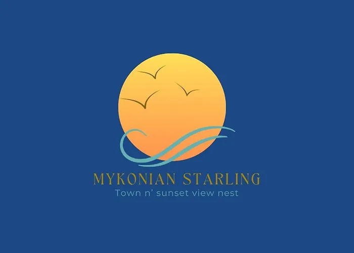 Mykonian Starling - Town N' Sunset View Apartment